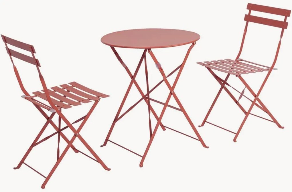 Inklapbaar tuinbistroset Austin, 3-delig