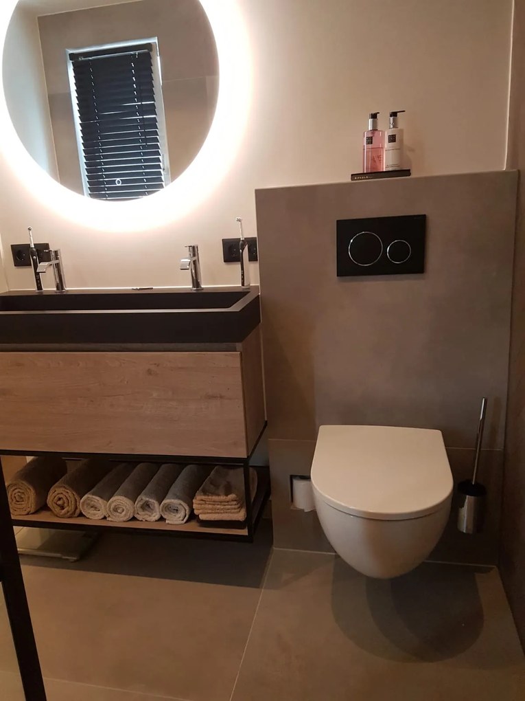 Vloertegel 60x120 Cm Betonlook Licht Grijs DC89