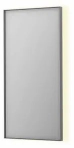 INK SP32 spiegel - 50x4x100cm rechthoek in stalen kader incl indir LED - verwarming - color changing - dimbaar en schakelaar - geborsteld RVS 8410013