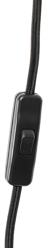 Oosterse wandlamp bamboe 35 cm met stekker - Rina