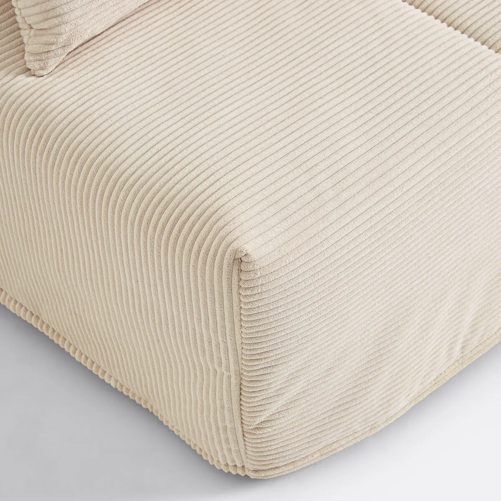 Slaapbank BZ, premium HR 12 cm, ribfluweel, AVA