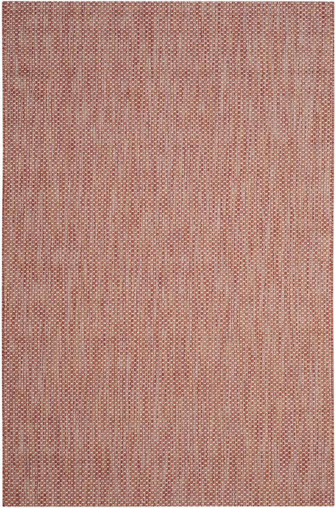 Safavieh | In- & outdoor vloerkleed Como 160 x 230 cm rood, beige vloerkleden polypropyleen vloerkleden & woontextiel vloerkleden
