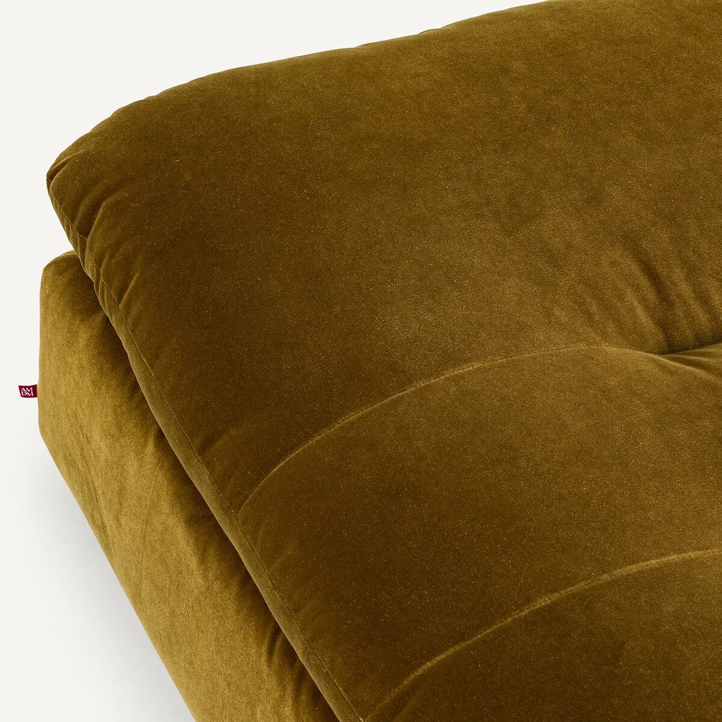 Modulaire fluwelen voetensteun, GIULIANO