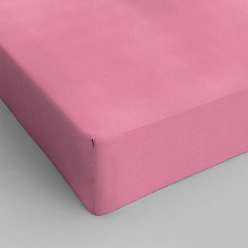 DreamHouse Bedding Hoeslaken Katoen - Roze 160 x 200