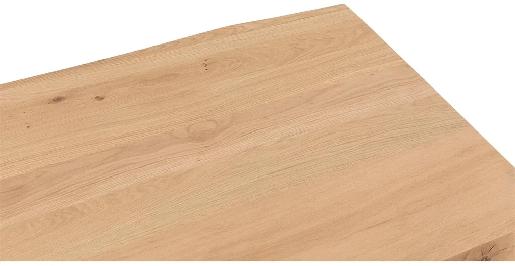 Goossens Eettafel Blade, Boomstamblad 200 x 100 cm 5 cm dik