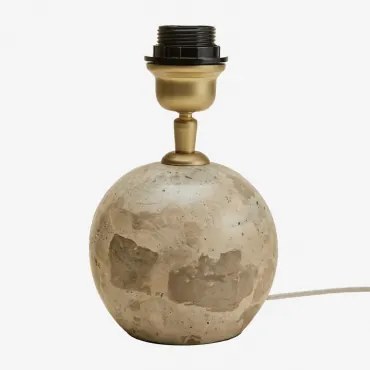 Marvexi Natuurlijke Stenen Tafellampvoet Beige Marmer Panther - Sklum