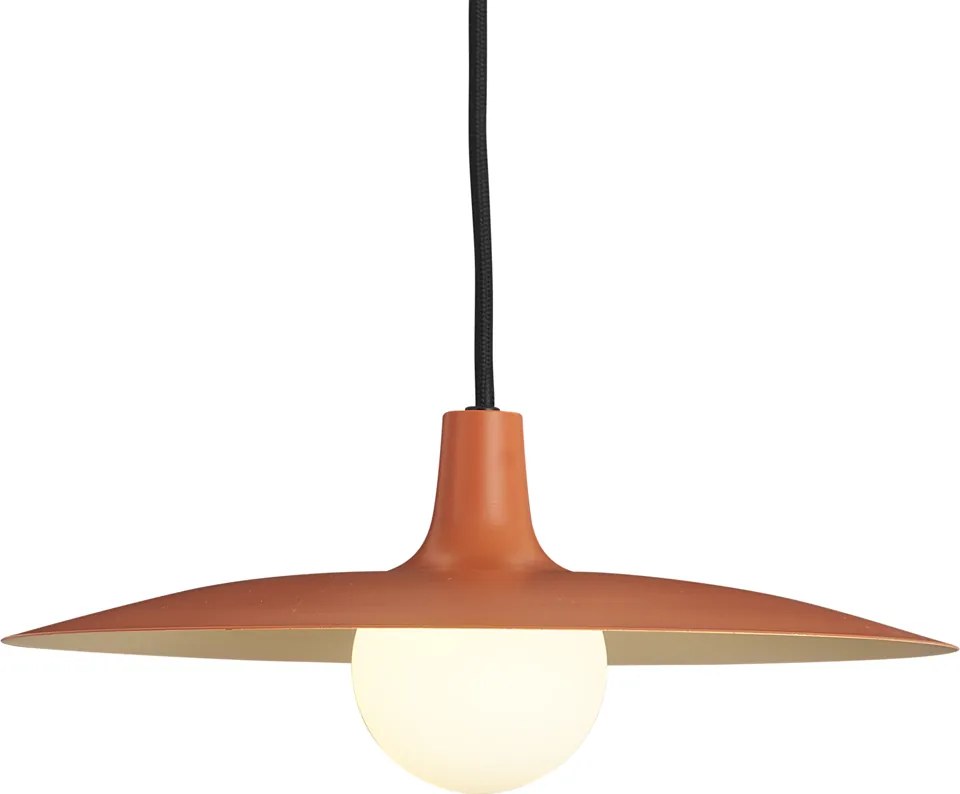 Modern railsysteem zwart met 2 spots en 3 hanglampen oranje 1-fase - Slimline Uzzy Panzi