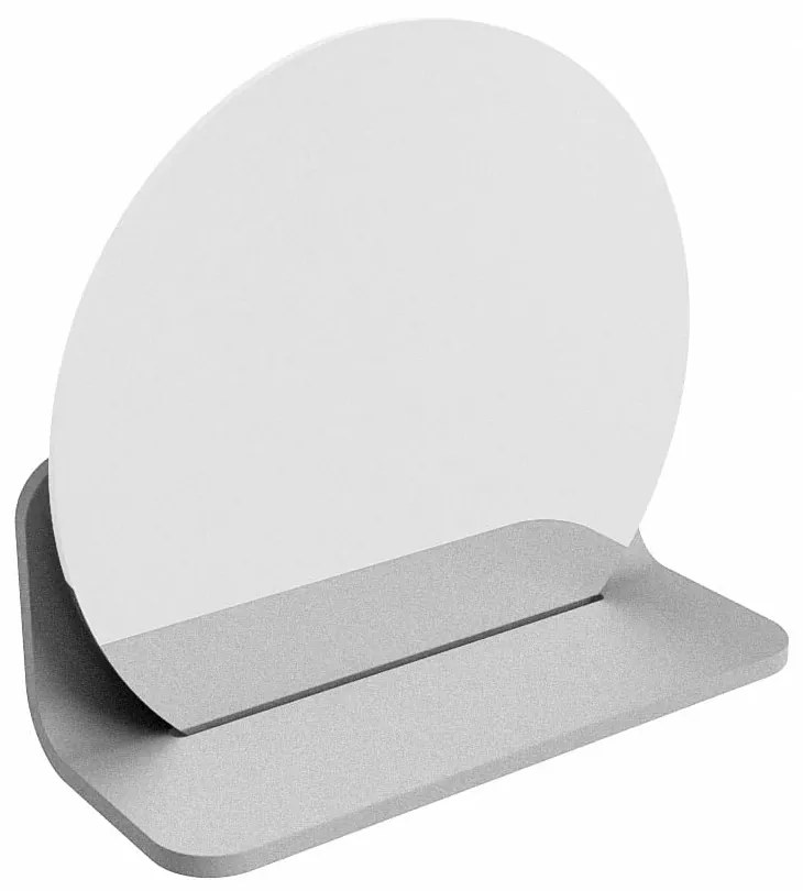 Mondiaz Spot spiegel rond Ø30cm met planchet plata