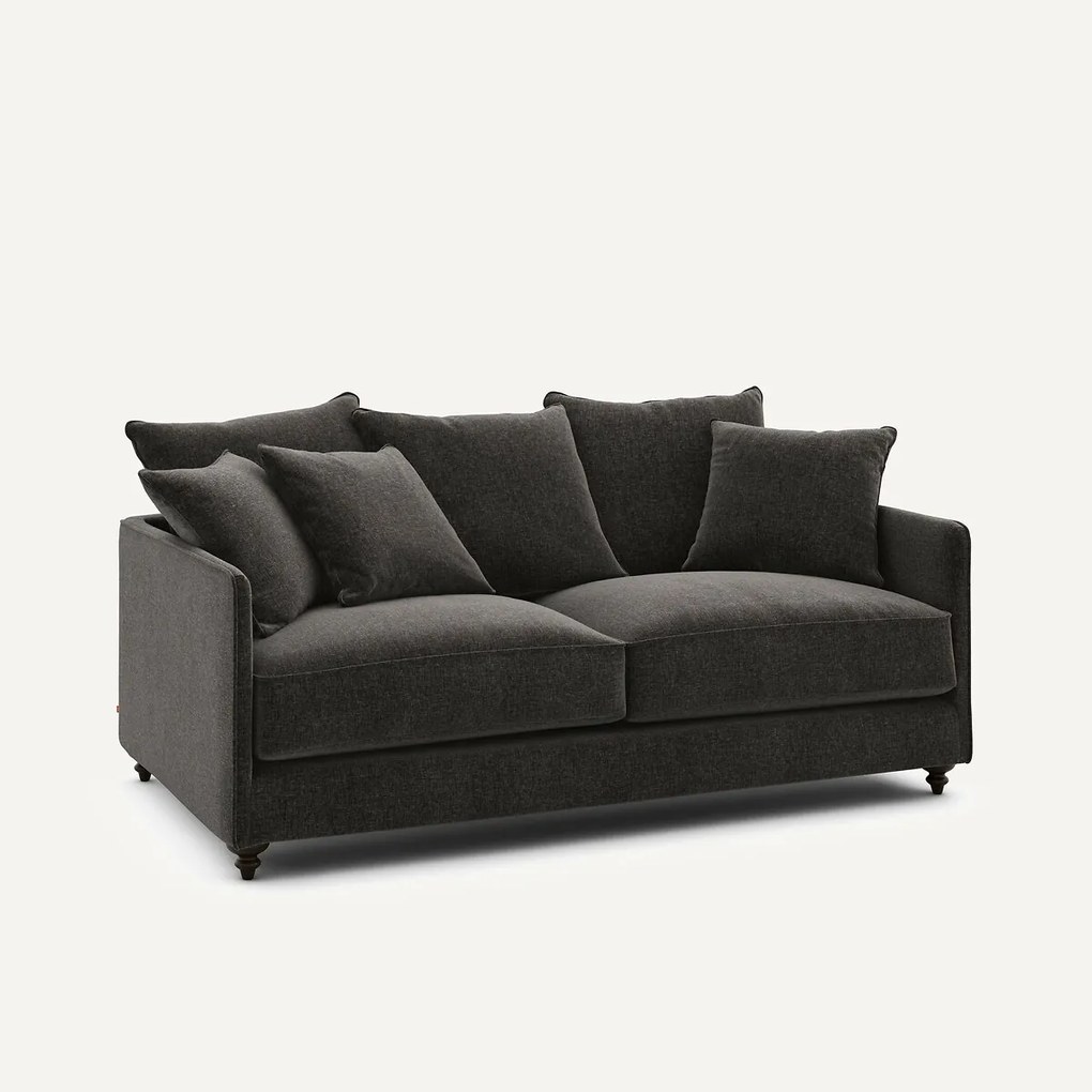 Compacte slaapbank, chenille fluweel, Lazare