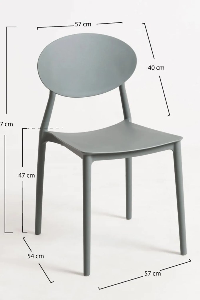 Set 4 Butan Stoelen