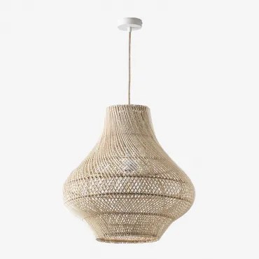 Magali Hanglamp Voor Aan Het Plafond Natuurlijk - Wit & Ø50 Cm - ↑50 Cm Magali - Sklum