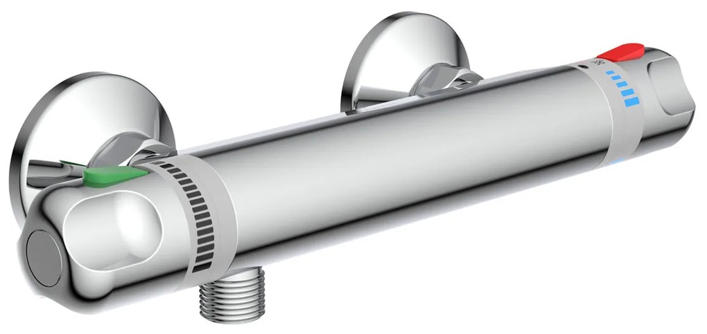 Schutte Vinea thermostatische douchekraan chroom