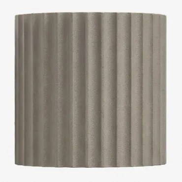 Barein Led Buitenmuurarmatuur Van Aluminium Moka Bruin - Sklum