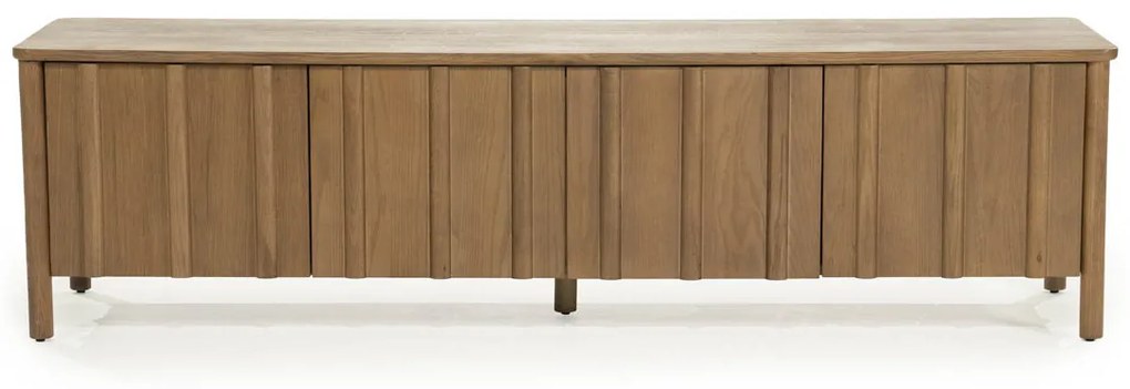 Eleonora Jake Modern Tv-meubel Eikenhout Bruin 183 Cm - 183x47x50cm.