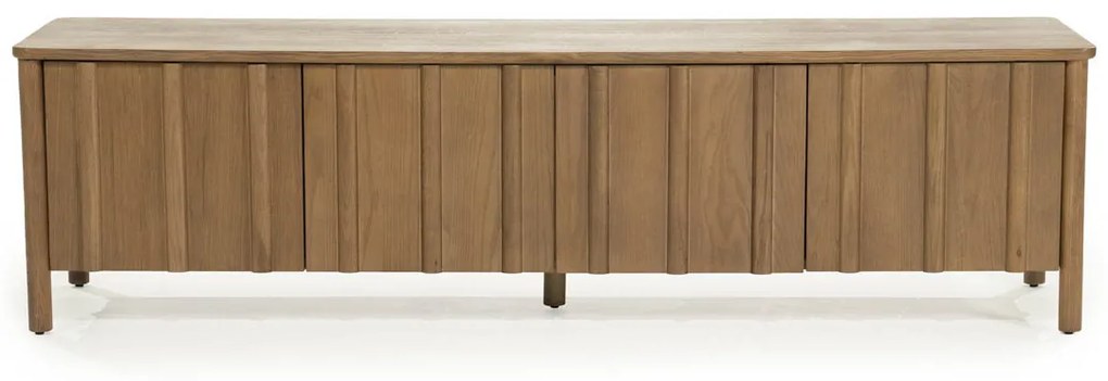Modern Tv-meubel Eikenhout Bruin 183 Cm - 183x47x50cm.