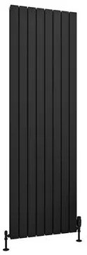 Eastbrook Hadleigh radiator 55x180cm aluminium 2006W zwart mat