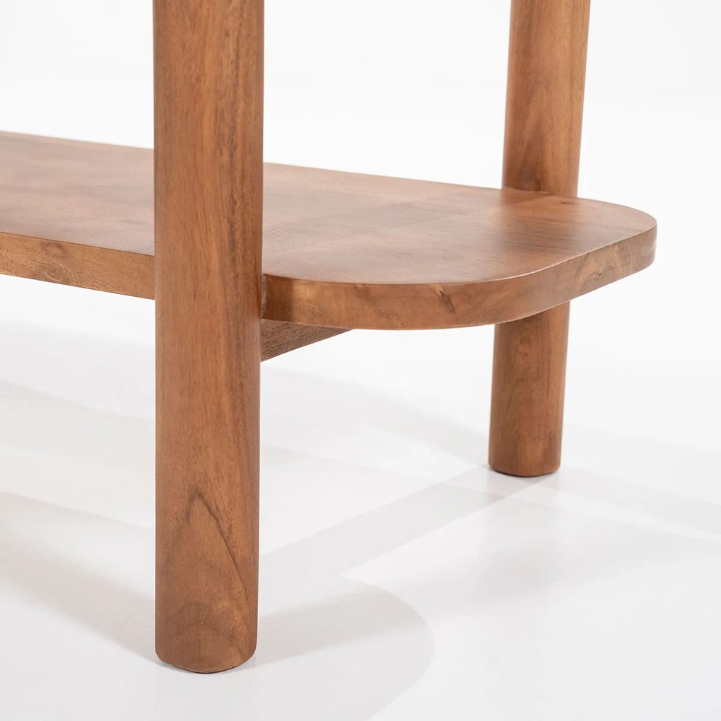 Retro Stellingkast Acacia Hout - 110x53x170cm.