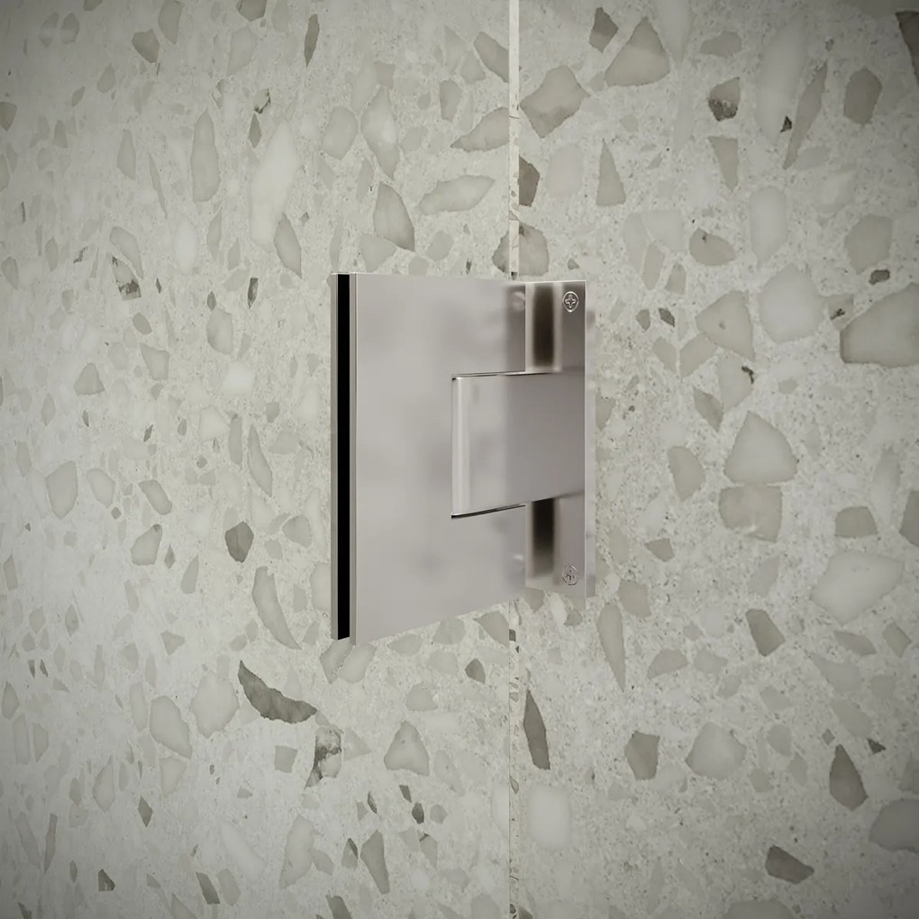 Saniclear Modern scharnieren + handvat voor douchedeur chroom