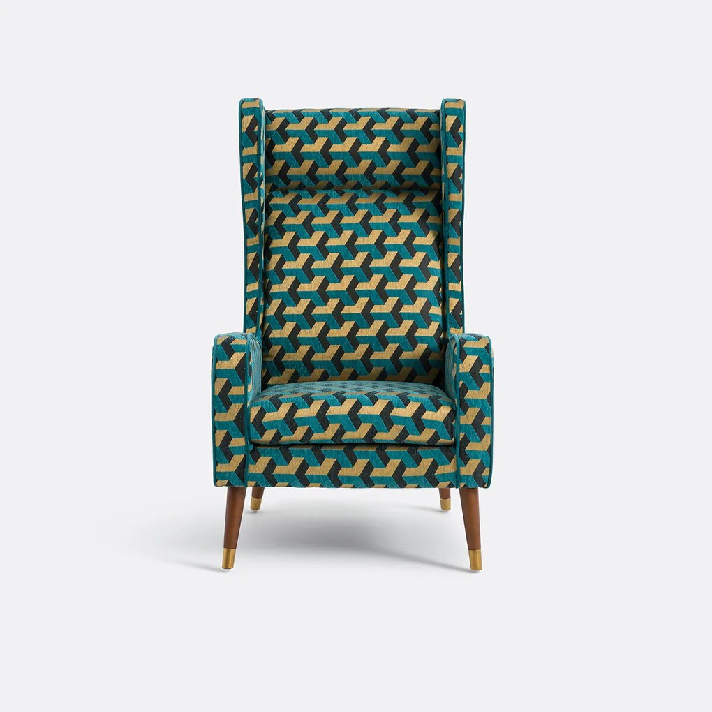 Fauteuil XXL in fluweel, (Y)