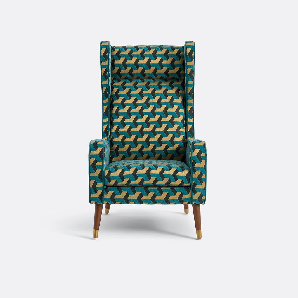 XXL fauteuil, fluweel, (Y)