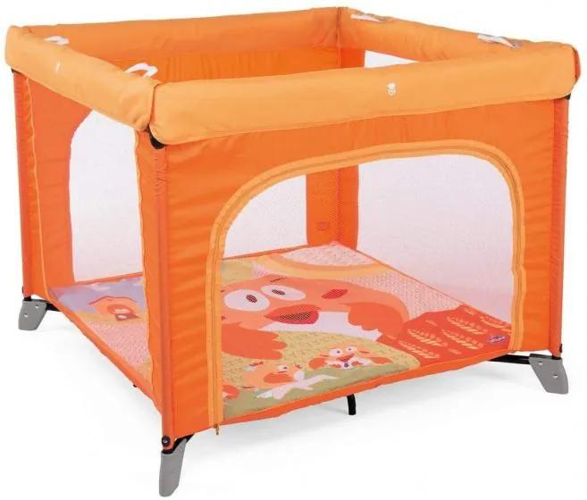 Baby Nora Box Open Park Junior 94X74 Cm Aluminium/Polyester Oranje