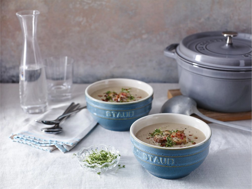 Staub Ceramique Kom 14 cm / 0.7 l, Antiek turquoise - Ceramique - Staub