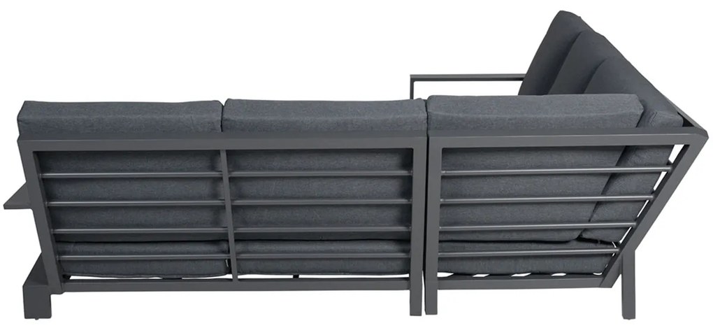 Garden Impressions Coba loungeset 4-delig - donker grijs