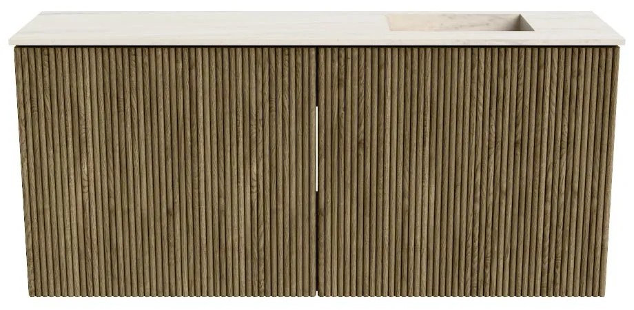 Mondiaz Joya DLux 90cm toiletmeubel dusk met wastafel faye rechts 1 kraangat meli