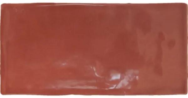 Cifre Cerámica Wandtegel Atlas Garnet Brillo 7,5x15 cm Vintage Glans rood SW07311170-1