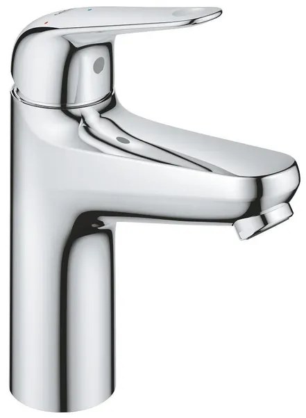 GROHE Euroeco Wastafelmengkraan - m-size - met pop-up waste - chroom 24269001