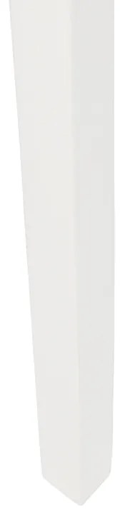 Vloerlamp tripod wit hout met witte kap 50 cm - Puros