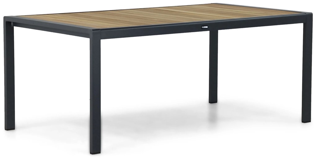 Tuinset 4 personen 180 cm Aluminium/textileen Grijs Lifestyle Garden Furniture Rosello/Valence