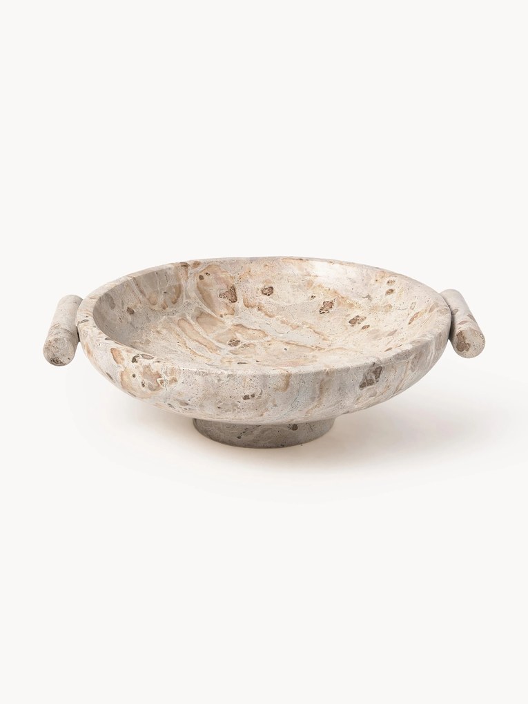 Decoratieve schaal Fossil van marmer