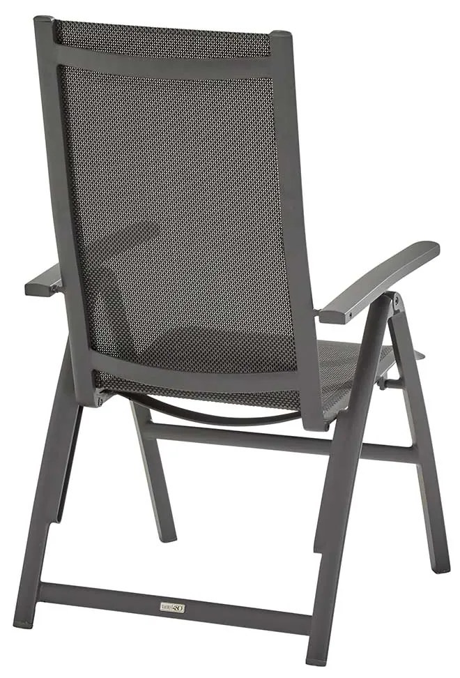 4 Seasons Cadiz tuinstoel verstelbaar - matt carbon