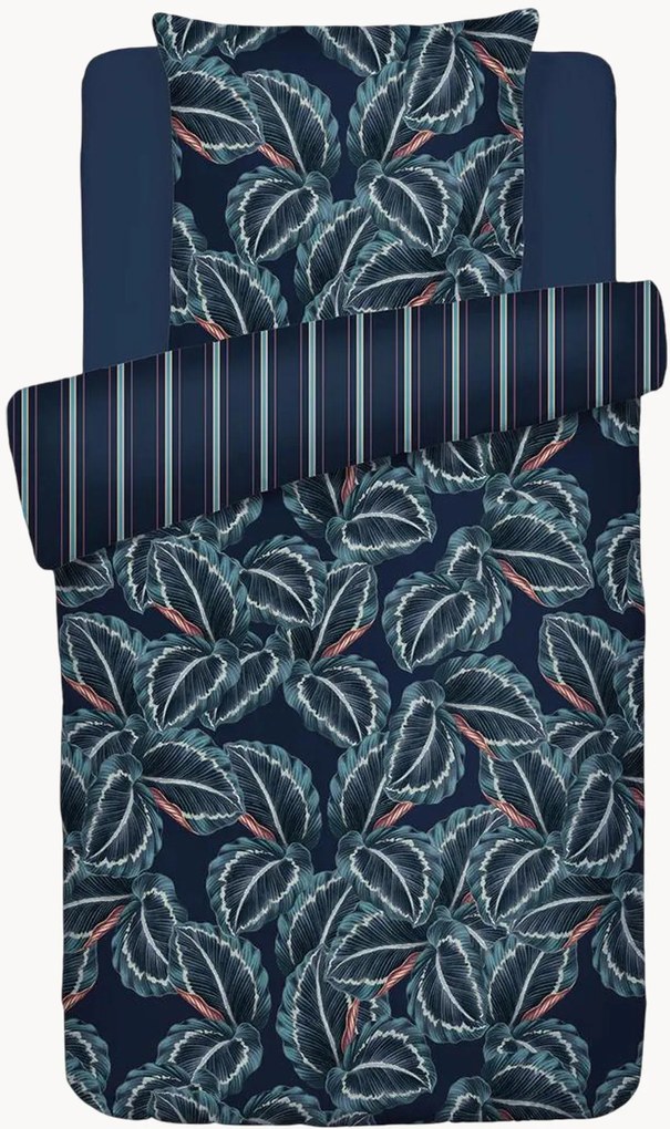 Katoenen satijnen dekbedovertrekset Calathea