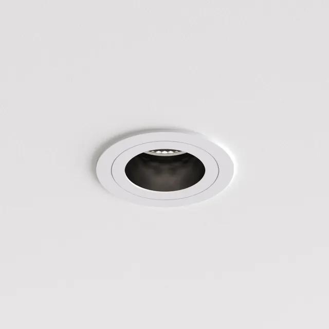 Astro Pinhole Slimline Round Fixed FR IBS IP65 excl. GU10 mat wit 1434001