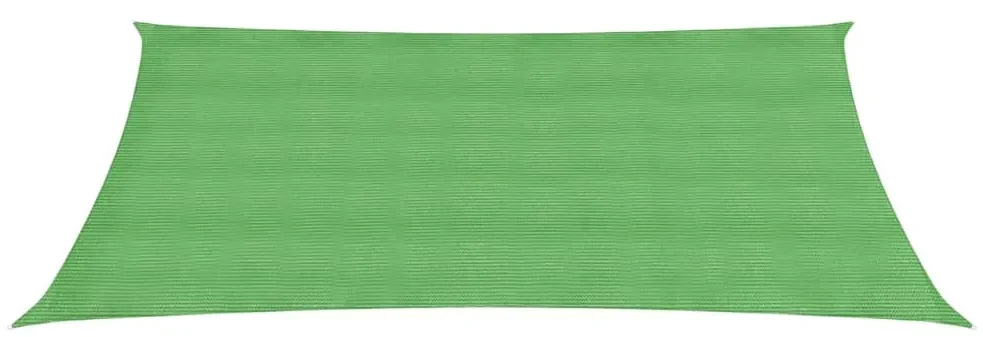 vidaXL Zonnezeil 160 g/m² 3,5x5 m HDPE lichtgroen