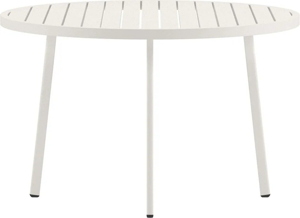 The Outsider tuintafel-cas-rond-beige-aluminium-120cm-the-outsider