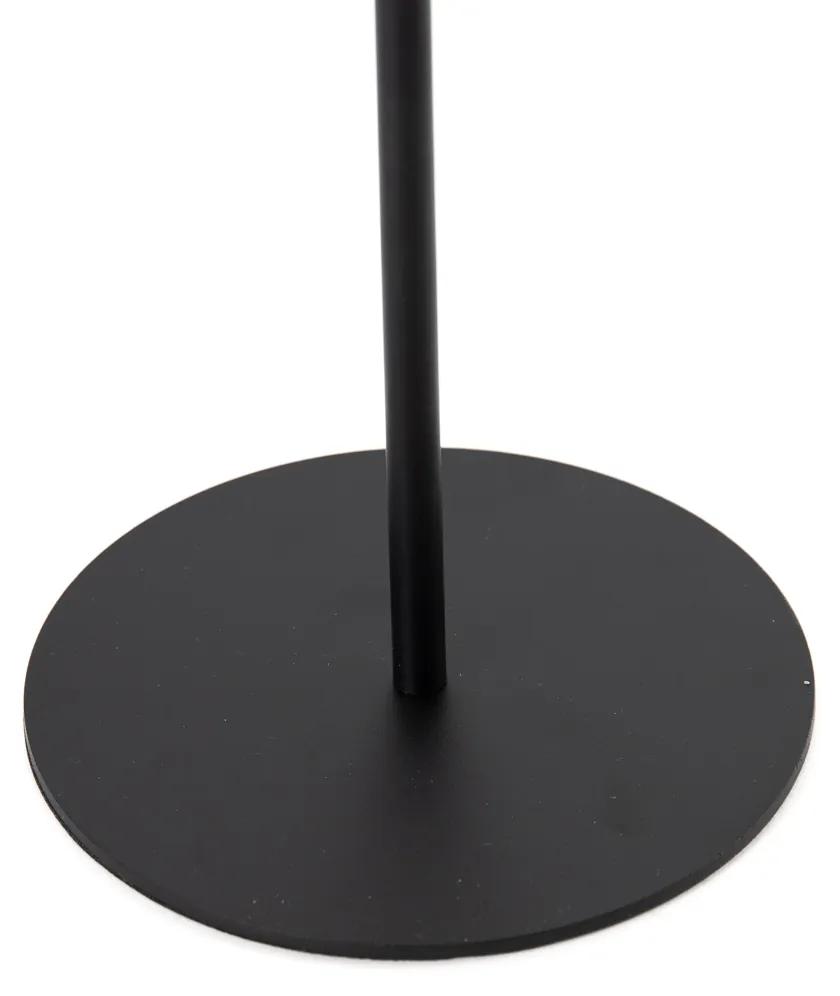 Moderne tafellamp zwart met opaal glas incl. LED 3-staps dimbaar - Jent Modern IP44 Binnenverlichting Lamp