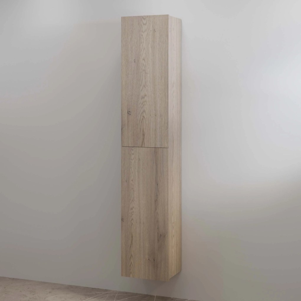 Best Design Blanco hoge kolomkast 35x180cm bruin eiken