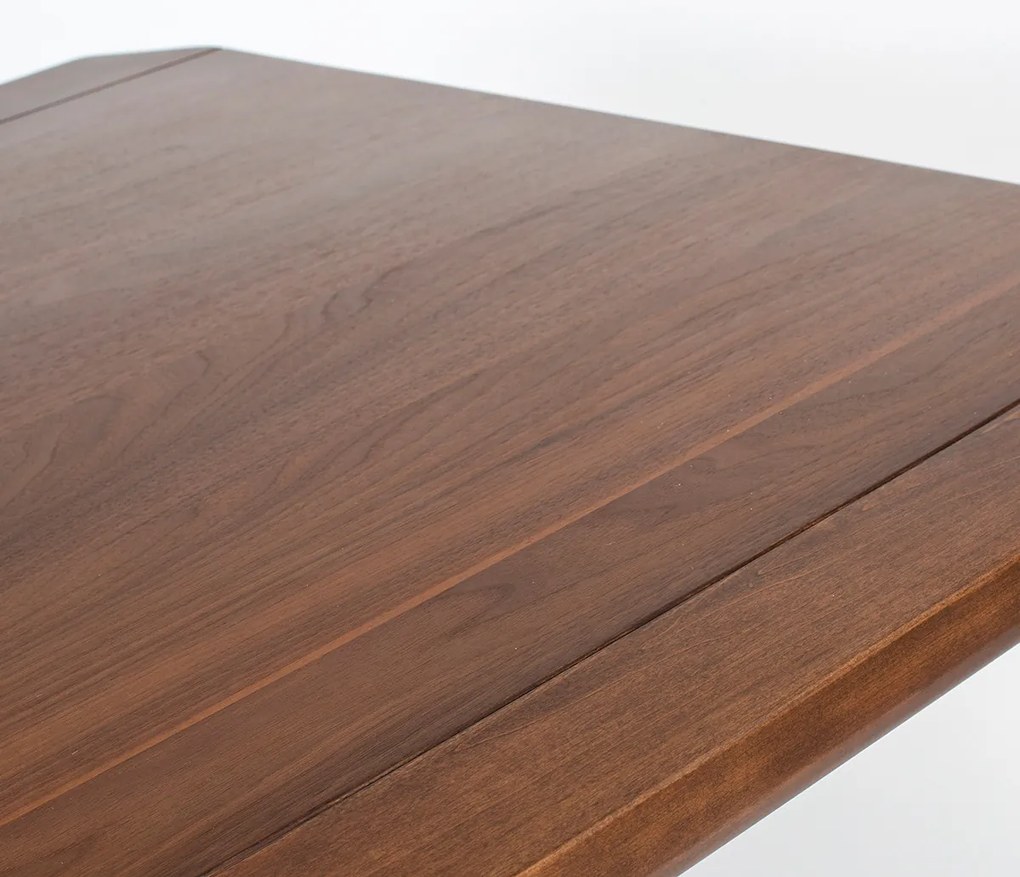 Design Eettafel Walnoot 160x90 Cm - 160 X 90cm.