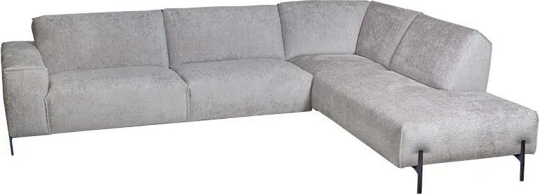 Hoekbank - Höft - rechts - stof Fusion grijs 149