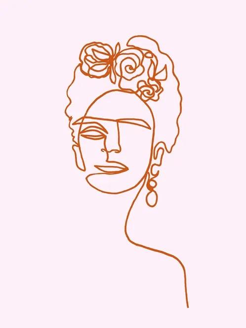 Frida Kahlo pink