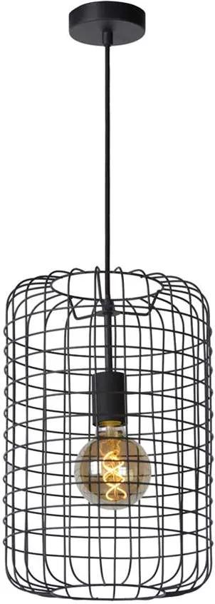 Lucide hanglamp Esmee - zwart - 26x172 cm - Leen Bakker