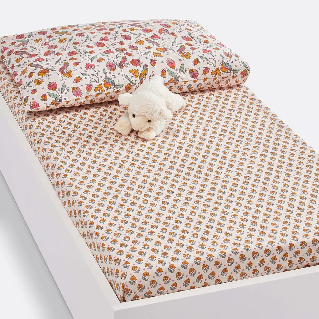 Hoeslaken in katoen, omslag 17 cm, Bertille