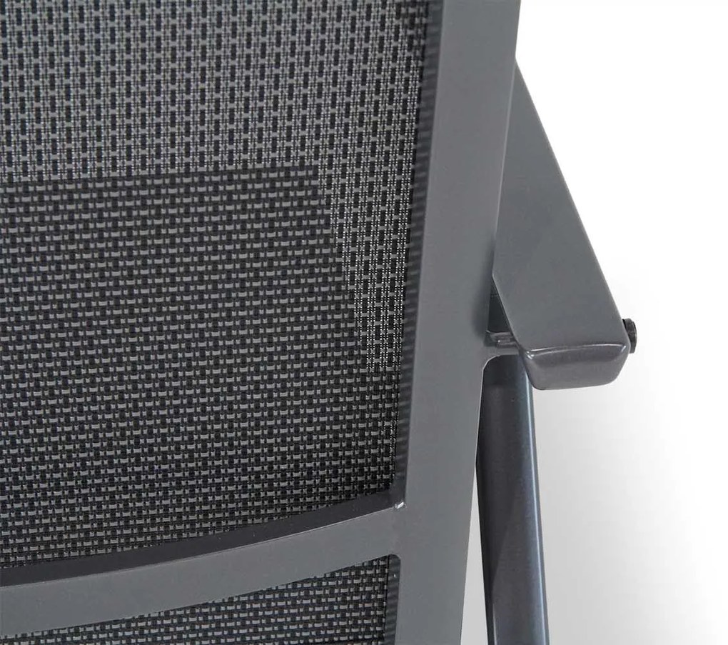 Tuinset 6 personen 220 cm Aluminium Grijs Hartman Aruba/Concept