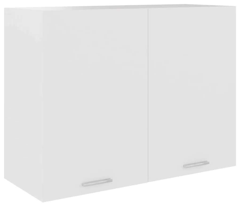 vidaXL Hangkast Lyon 80x31x60 cm bewerkt hout wit