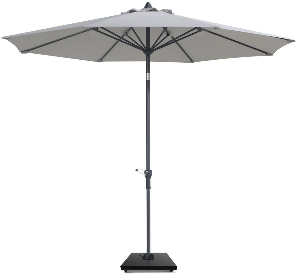 Camello Valerio Stokparasol M (excl. Voet) Aluminium Grijs