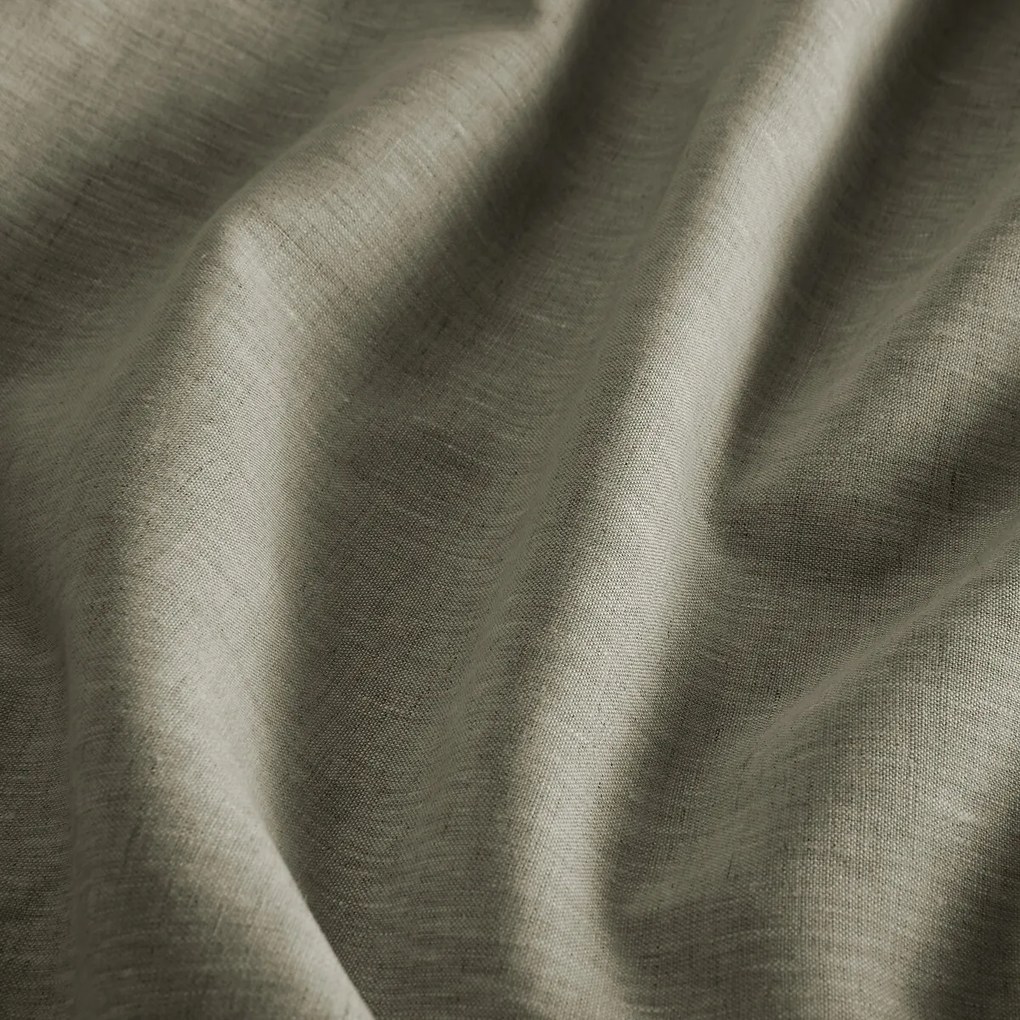 Verduisteringsgordijn van gewassen linnen, verborgen lipjes, Private