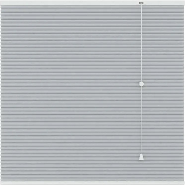 Plisségordijn duplistof lichtdoorlatend - lichtgrijs - 160x220 cm - Leen Bakker